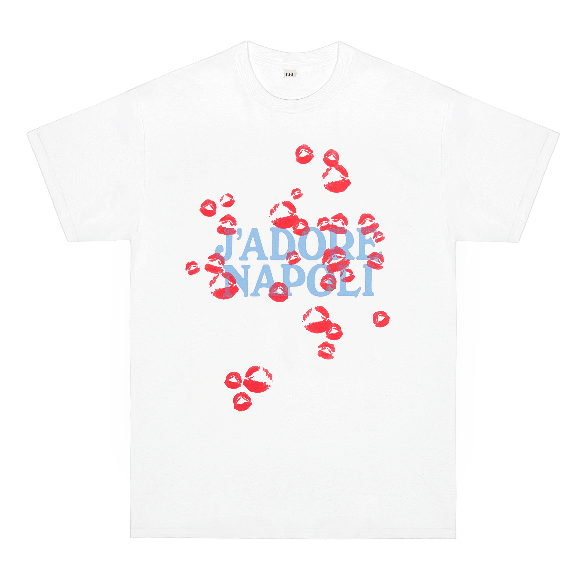 T-shirt Kiss Kiss White