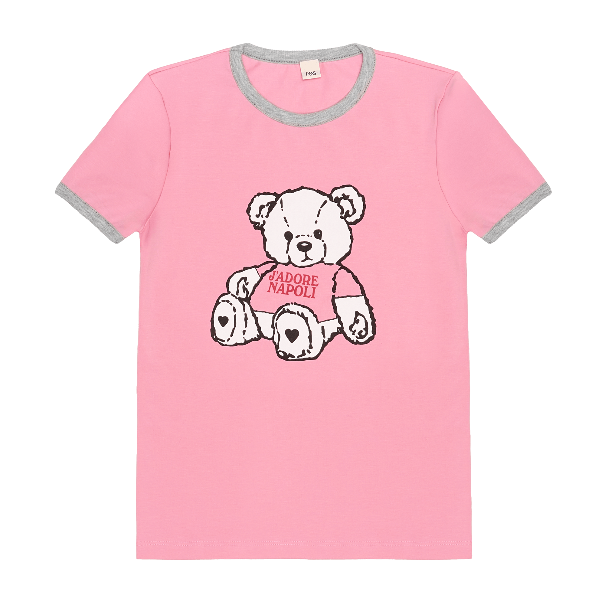 Ring Tee Bear Pink