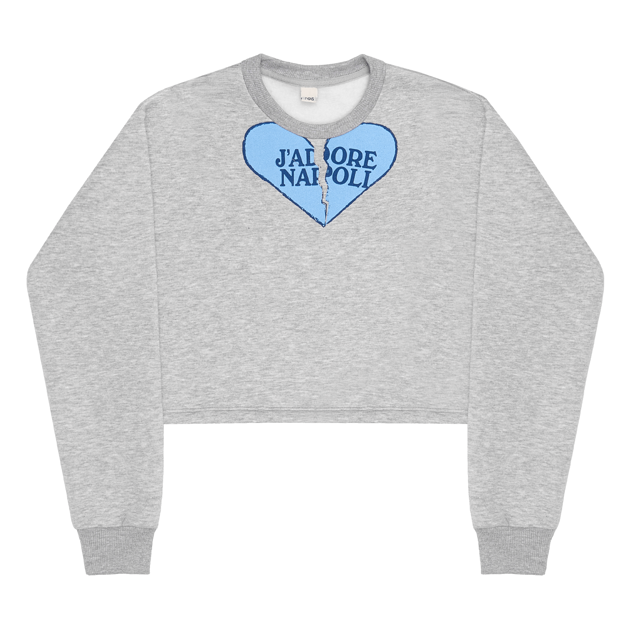 Felpa Corta Broken Heart Grey