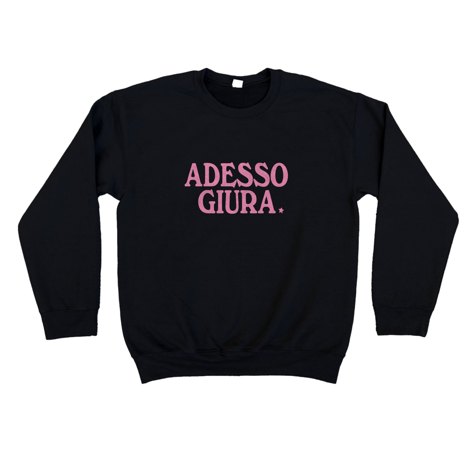 Felpa "Adesso giura" Black