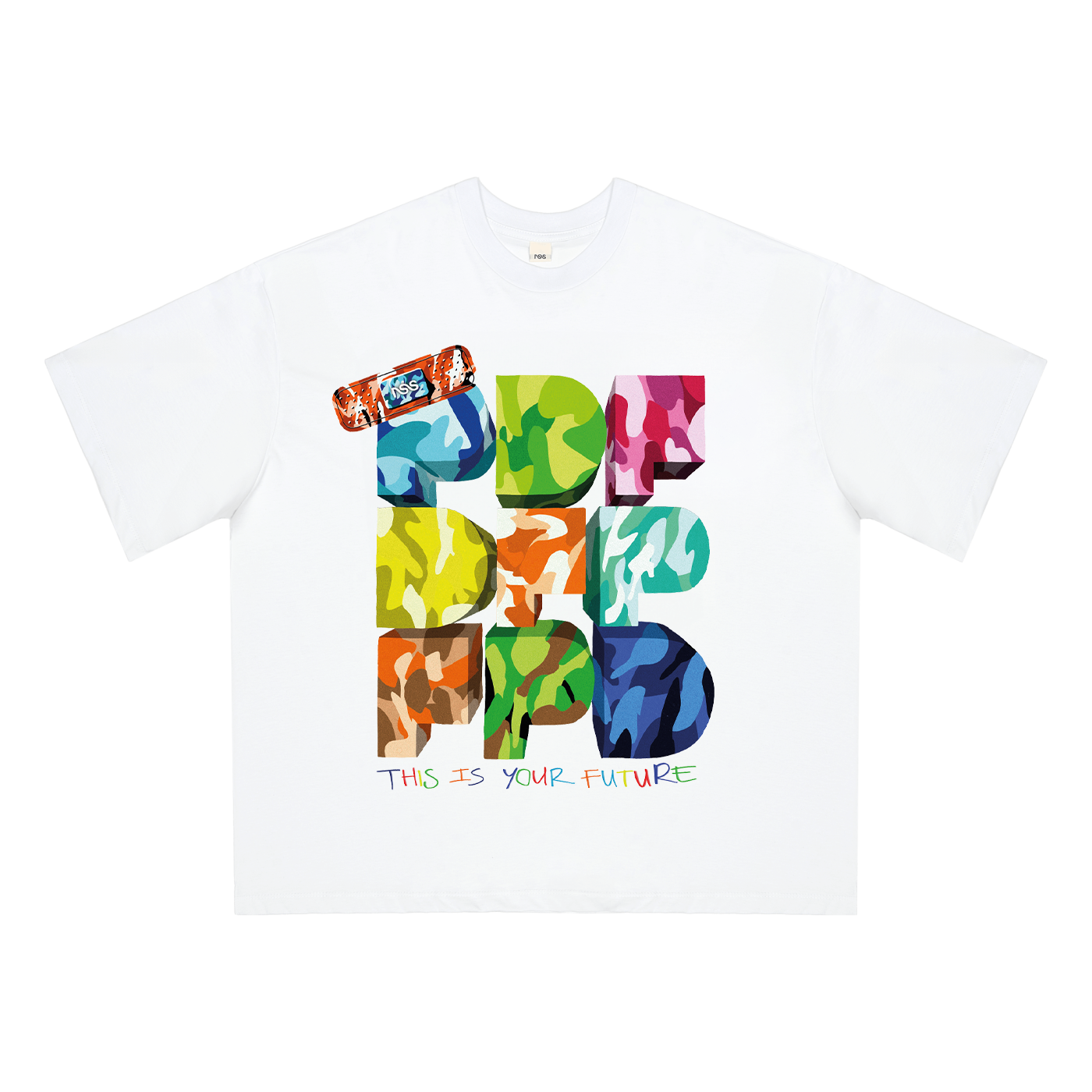 T-Shirt Boxy PDF White