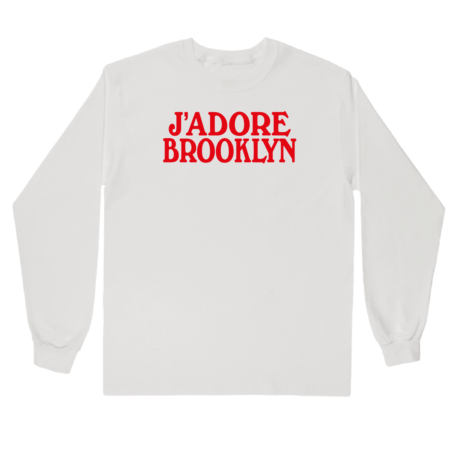 J'Adore Brooklyn Long-sleeved tee White