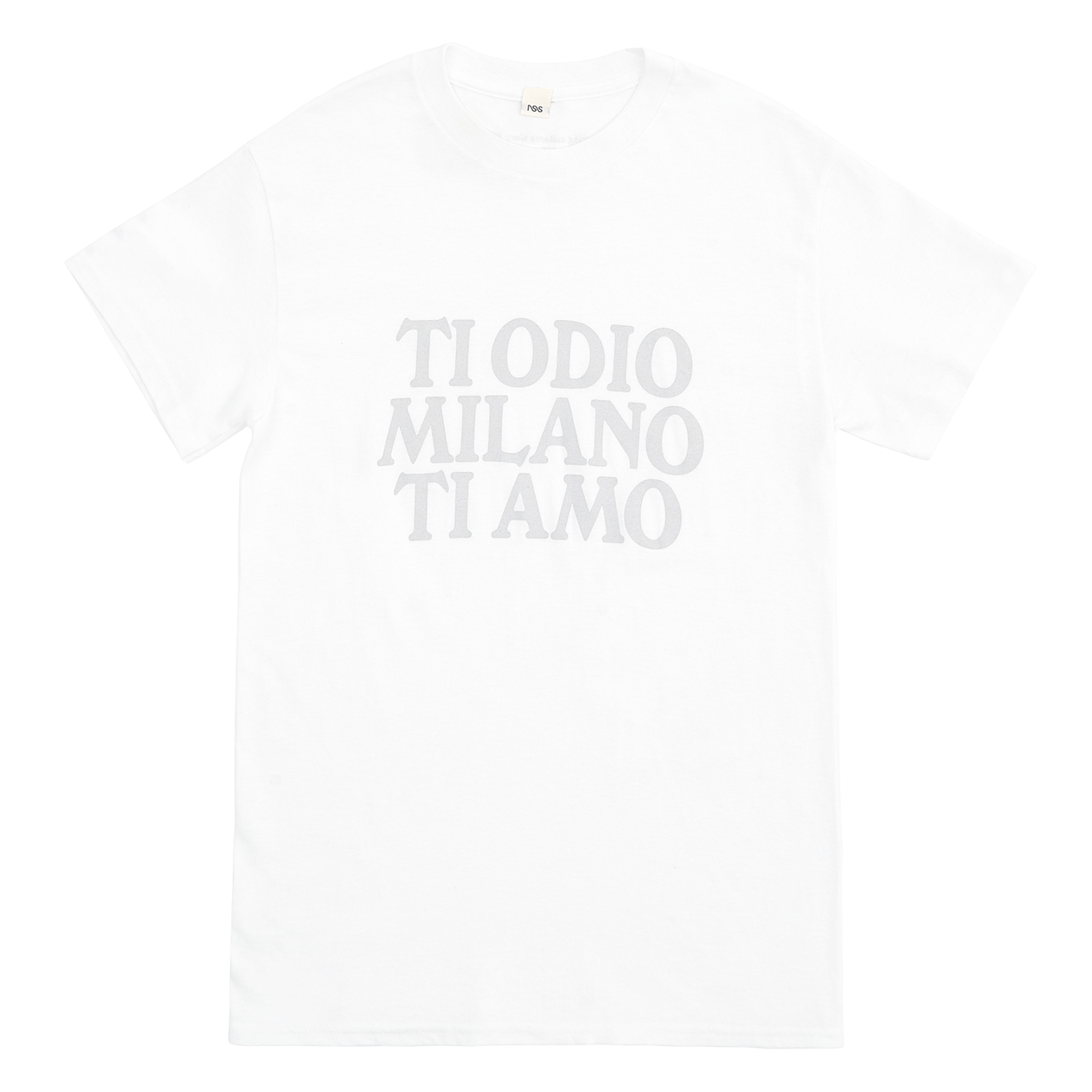 T-Shirt White/Grey