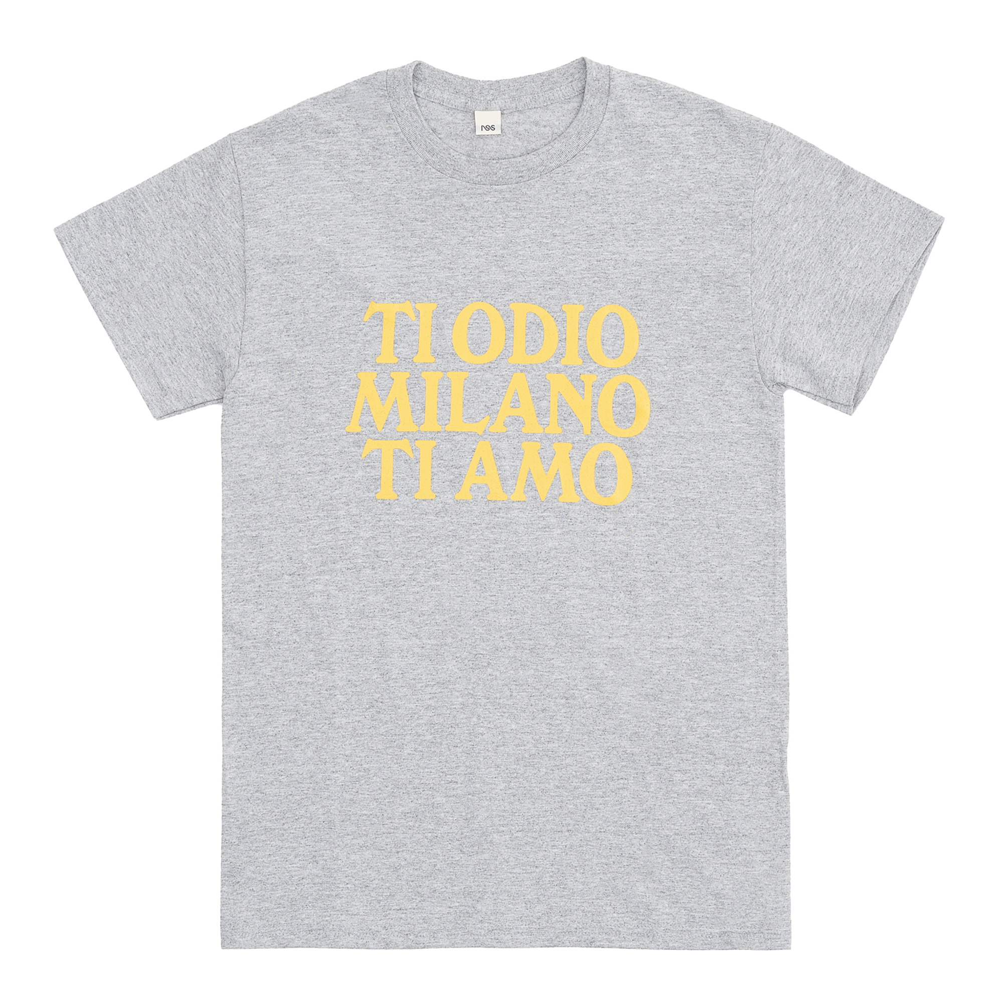 T-Shirt Grey/Yellow