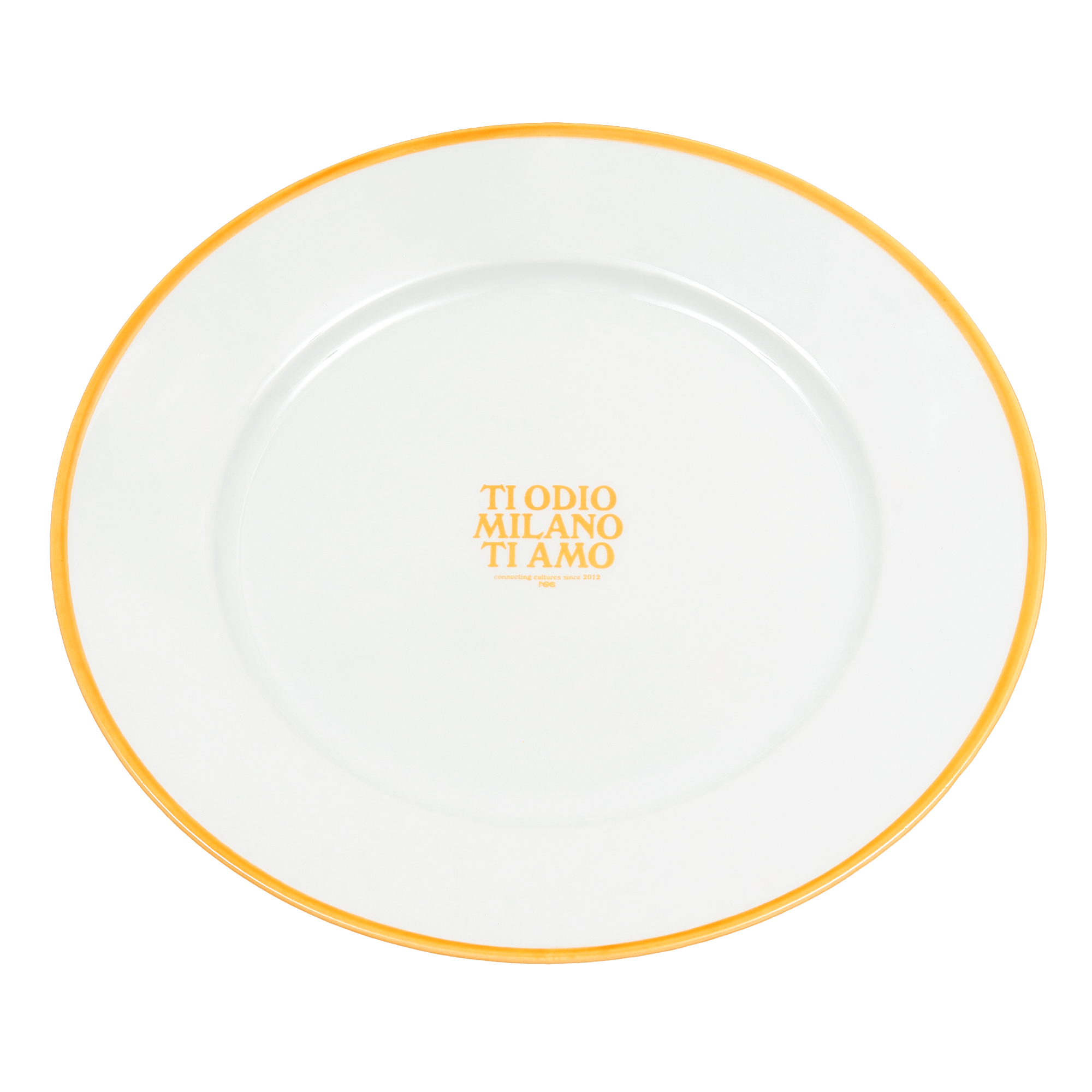 Plate White/Yellow