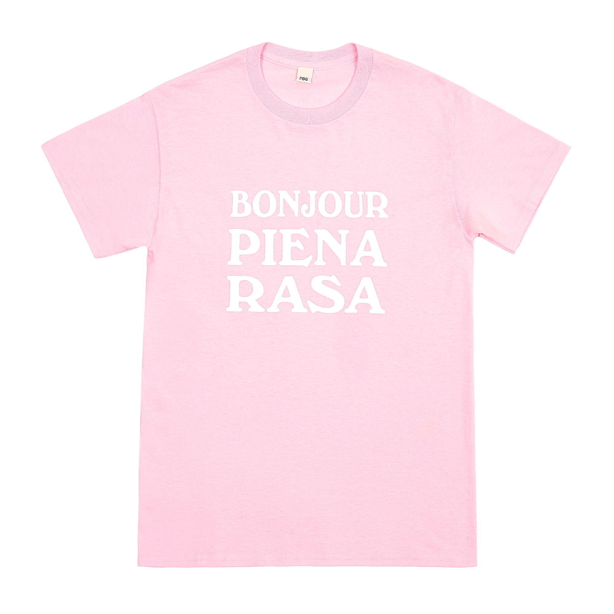 "Bonjour Piena Rasa" T-Shirt Pink