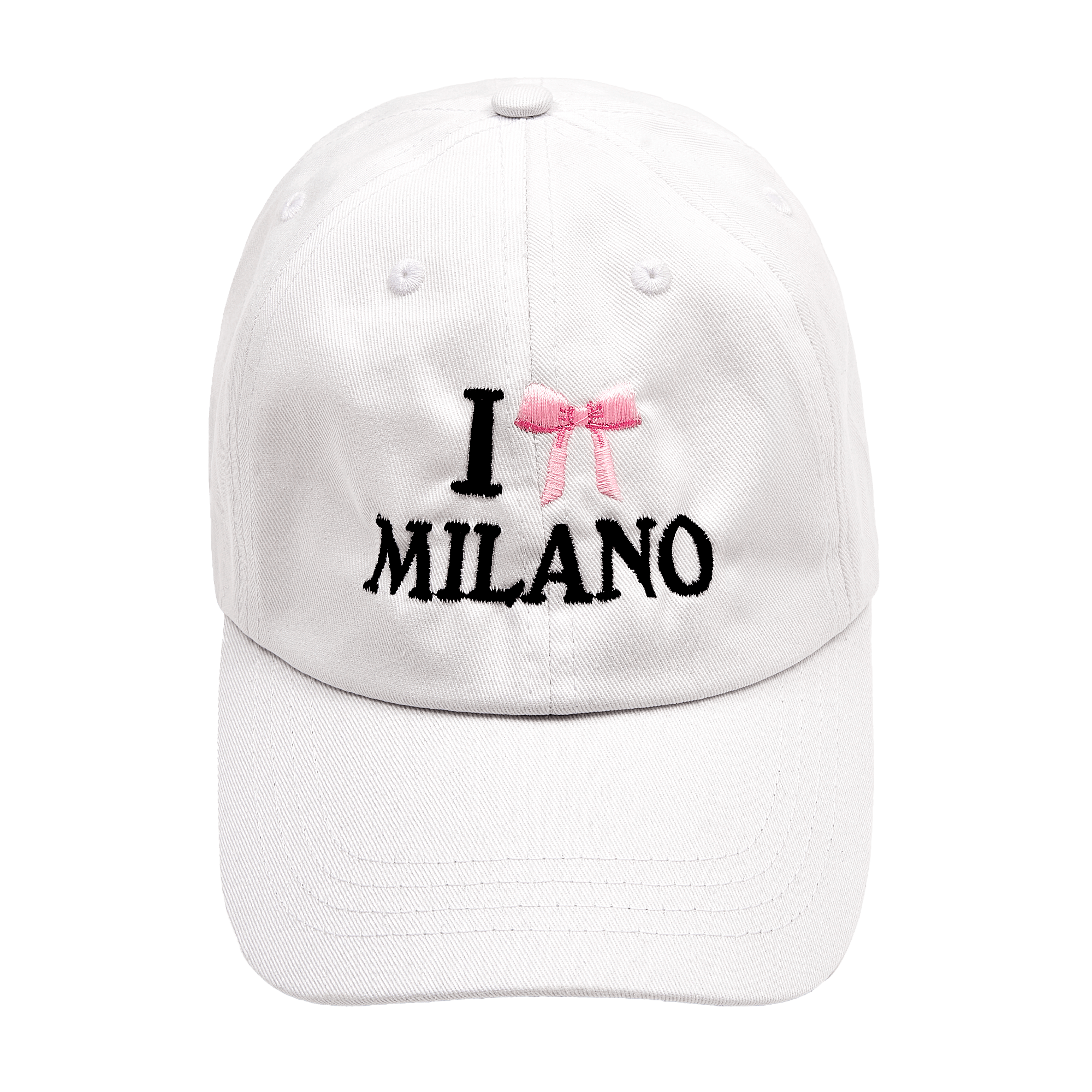 "I bow Milano" Cap White