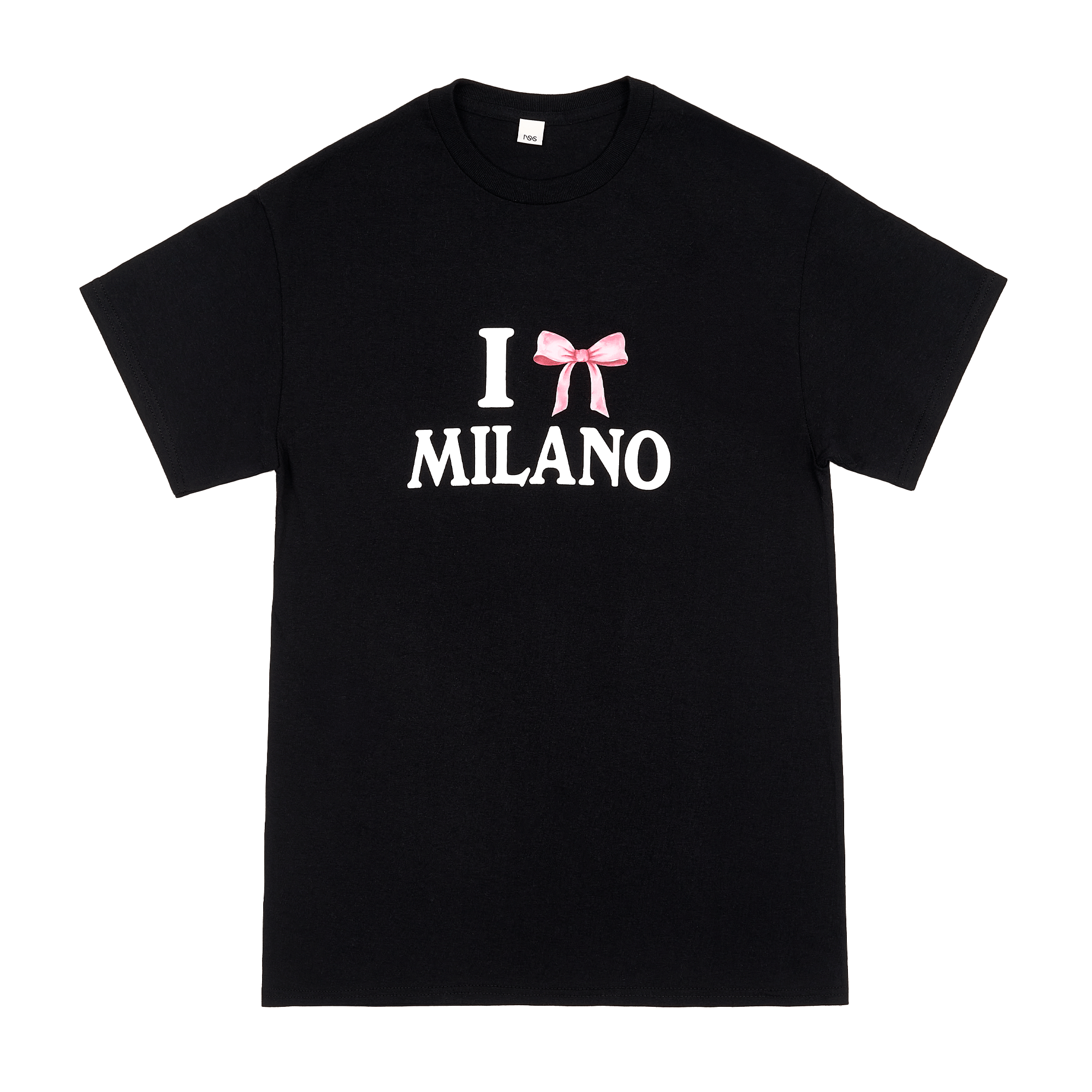 "I bow Milano" T-Shirt Black