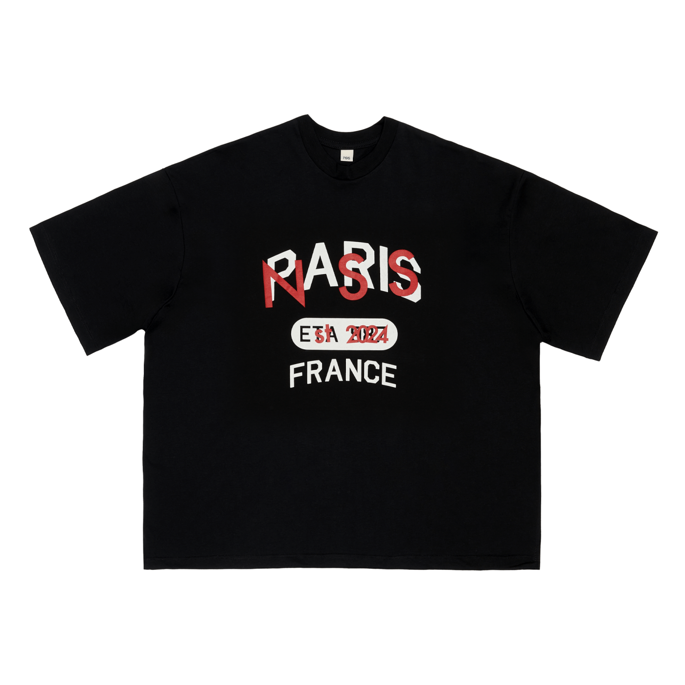 I Love Paris Boxy T-shirt White - nss edicola