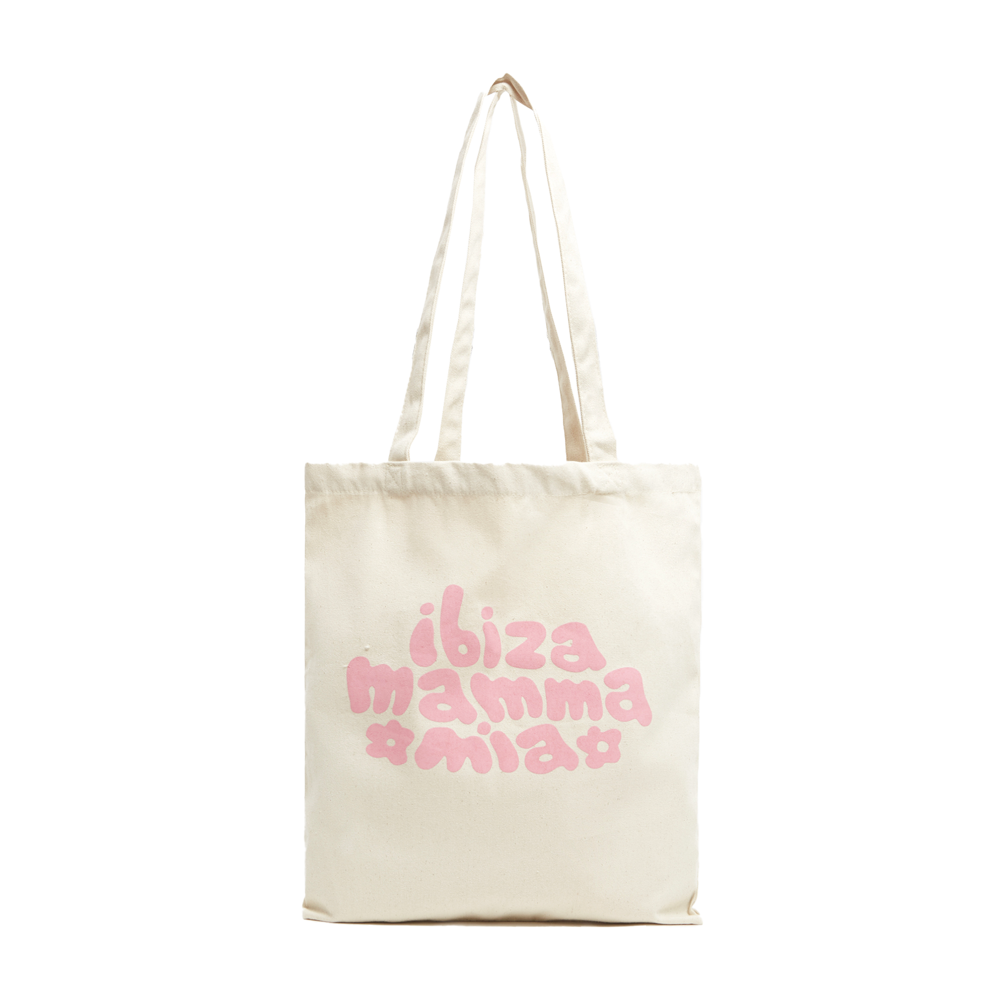 Small Tote Bag White/Pink