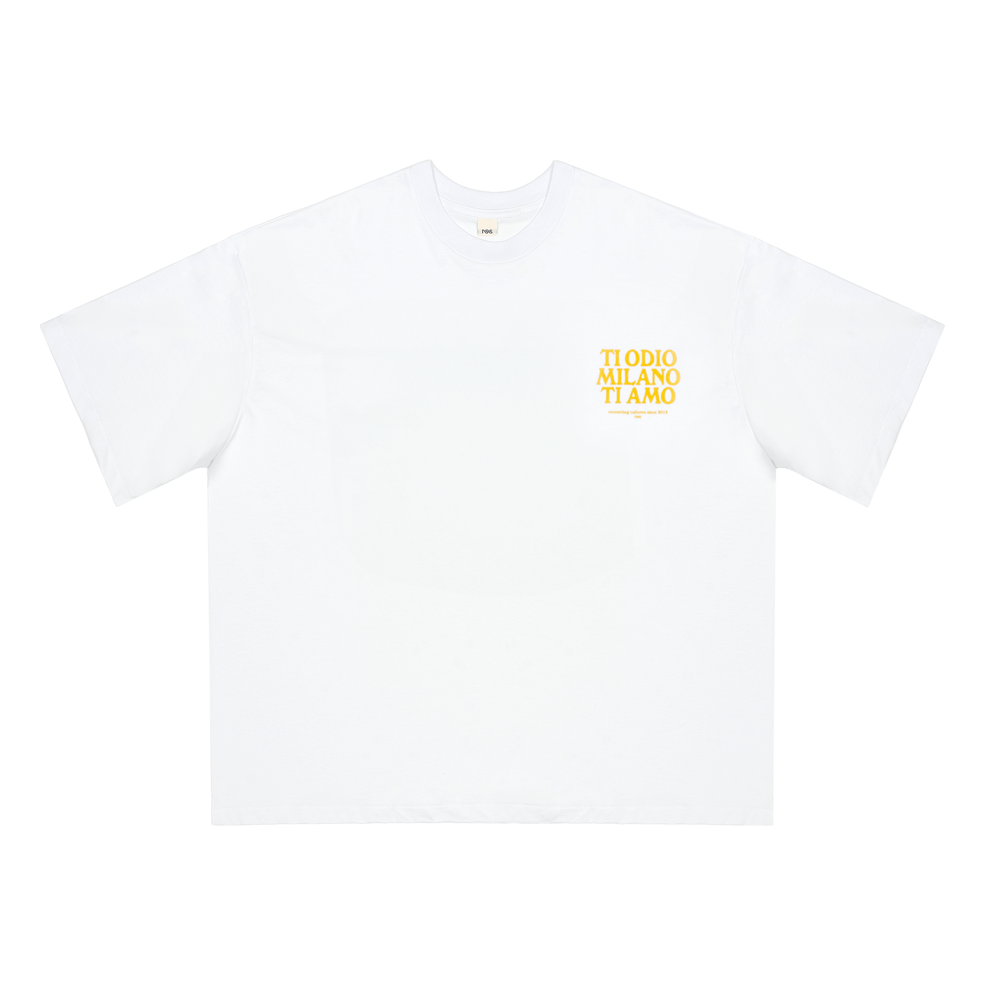 Boxy T-shirt The Last Supper White