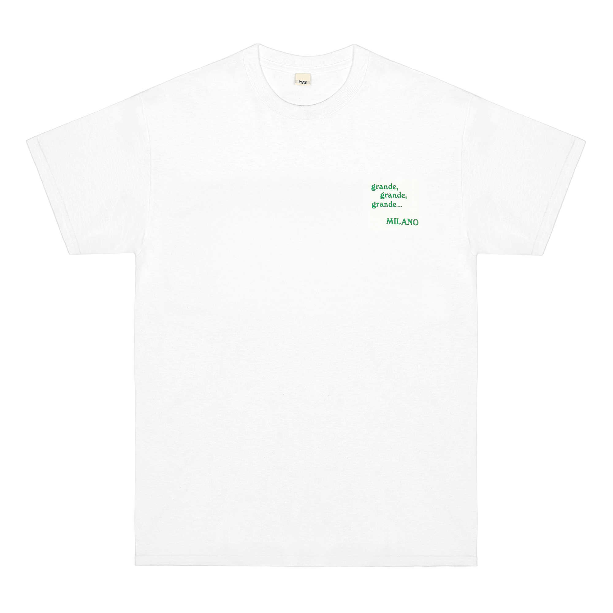  T-shirt Grande Milano White/Green