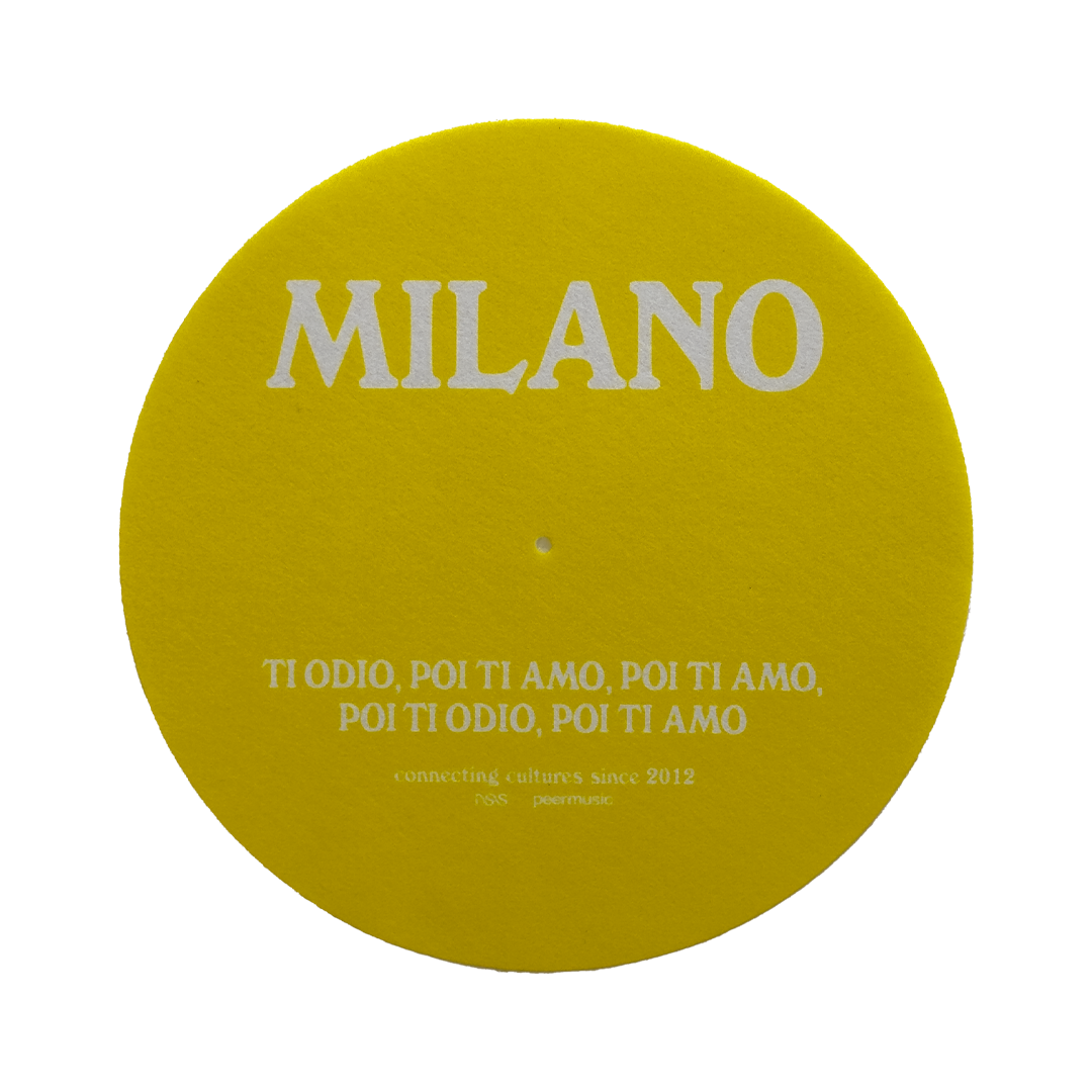 Slipmat Grande Milano Yellow/White